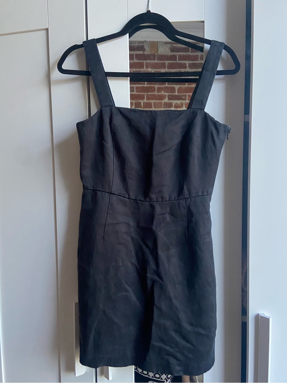 Wilfred Little Black Dress with Wide Straps